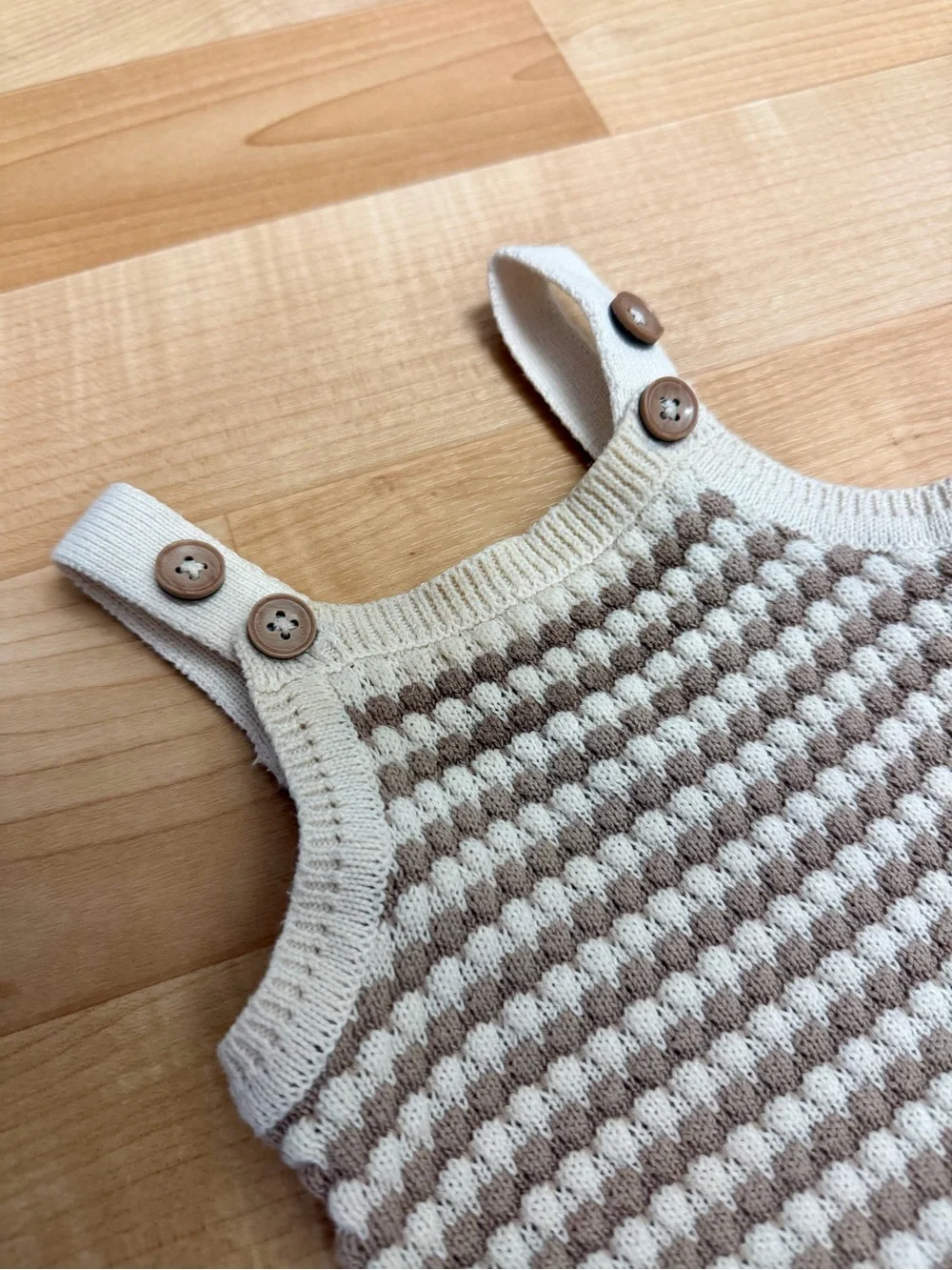 Carter's Just One You Knit Sweater Romper Neutral 3M